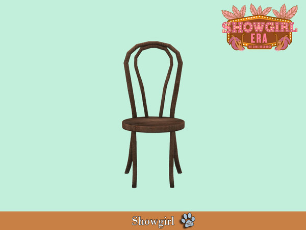 Sims 4 — Showgirl - Chair by siomisvault — Celebrating The Showgirl Era, I hope you like it! Thank you so much for your