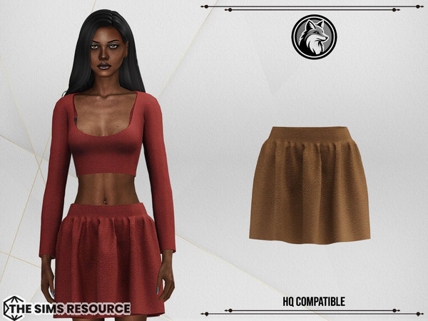 Sims 4 — Samara Set Skirt by ForLima — 4 Colors