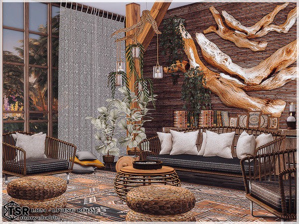 Sims 4 — LR34 - Living Room by marychabb — I present a room - Living Room . Room is fully equipped.