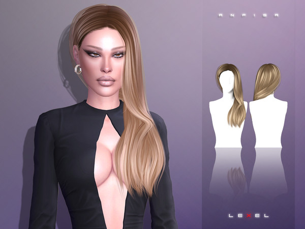 Sims 4 — LEXEL - Anfisa adult hairstyle by LEXEL_s — 30 swatches