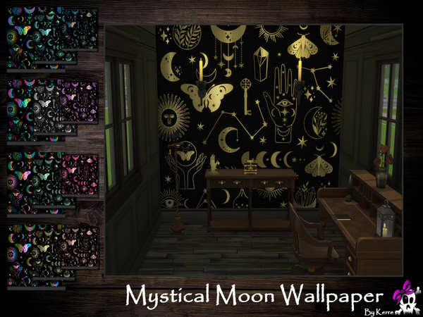 Sims 4 — Kerre's Mystical Moon Wallpaper by Kerre2215 — A Mystical Moon Wallpaper made by Kerre