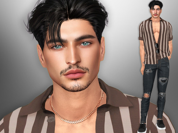 Sims 4 — Clyde Louis by divaka45 — Go to the tab Required to download the CC needed. DOWNLOAD EVERYTHING IF YOU WANT THE