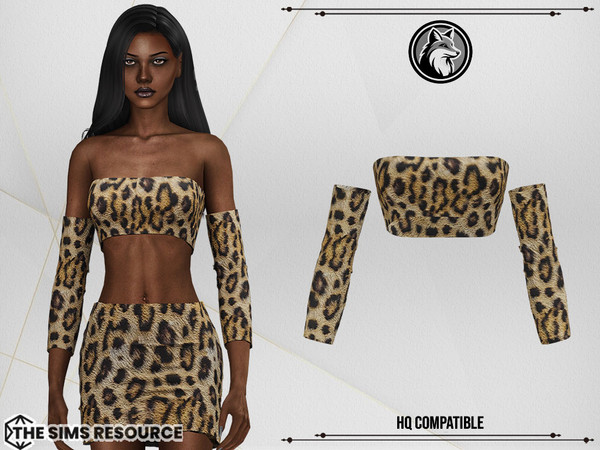 Sims 4 — Amelie Set Top by ForLima — HQ Compatible