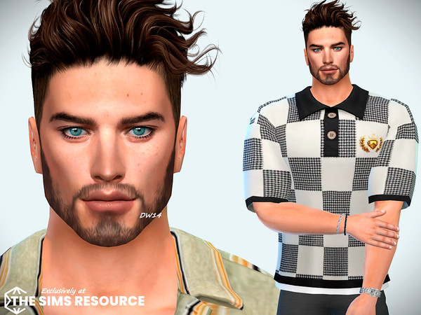 Sims 4 — Rudolf Conway by DarkWave14 — Download all CC's listed in the Required Tab to have the sim like in the pictures.