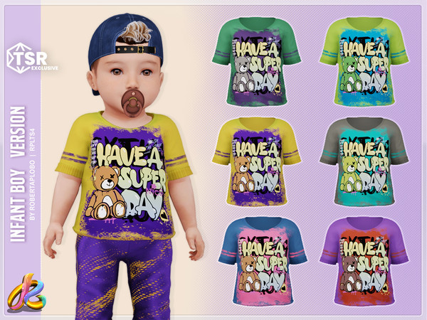 Sims 4 — Boy Top 319 -Infant by RobertaPLobo — Top 319 - Infant Boy version - TS4