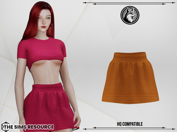 Sims 4 — Fae Set Skirt by ForLima — 3 Colors