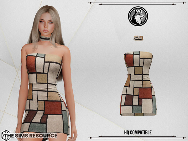 Sims 4 — Lana Dress by ForLima — HQ Compatible