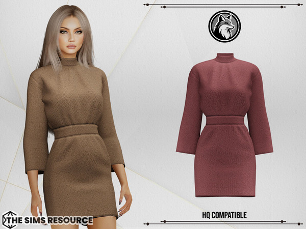 Sims 4 — Carla Dress by ForLima — 4 Colors