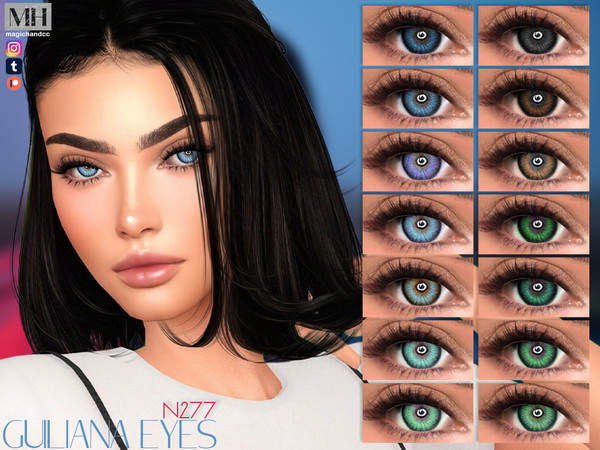 Sims 4 — Giuiana Eyes N277 by MagicHand — Stunning eyes for males and females in 16 colors - HQ Compatible.