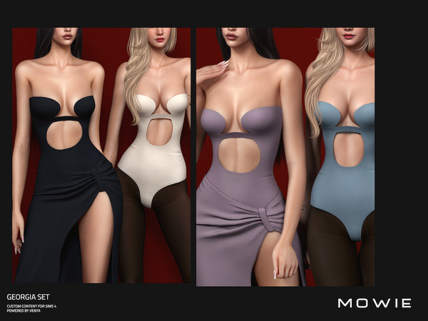 Sims 4 — MOWIE - Georgia Top by VentaStudio — MOWIE Essentials Collection is now exclusively available on TSR! Georgia