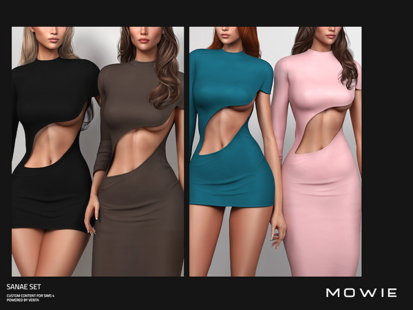 Sims 4 — MOWIE - Sanae Gown by VentaStudio — MOWIE Essentials Collection is now exclusively available on TSR! Georgia