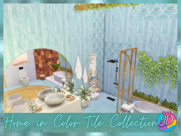Sims 4 — Patreon - Home In Color Tile Collection by Draven298 — There's something so magical about a home that feels both