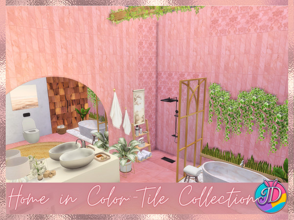 Sims 4 — JustDraven_HomeinColor_TileCollection_Walls.package by Draven298 — There's something so magical about a home