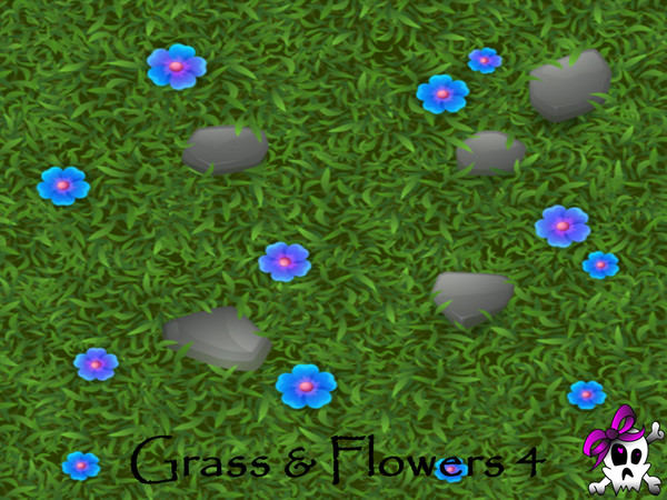 Sims 4 — Kerre_Grass&Flowers4.package by Kerre2215 — A new Grass Terrain with matching Flowers