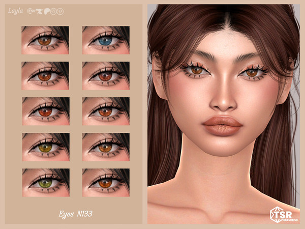Sims 4 — Eyes N133 by Layla — Previews were made using HQ Mod