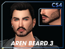 Sims 4 — [CS4] Aren Beard 3 by Choi_Sims_4 — Facial Hair, Beard, 7 Colors