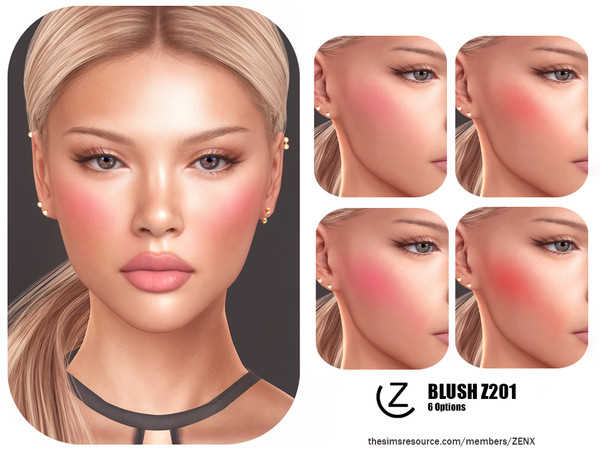 Sims 4 — BLUSH Z201 by ZENX — All Age