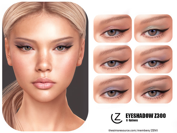 Sims 4 — EYESHADOW Z300 by ZENX — All Age
