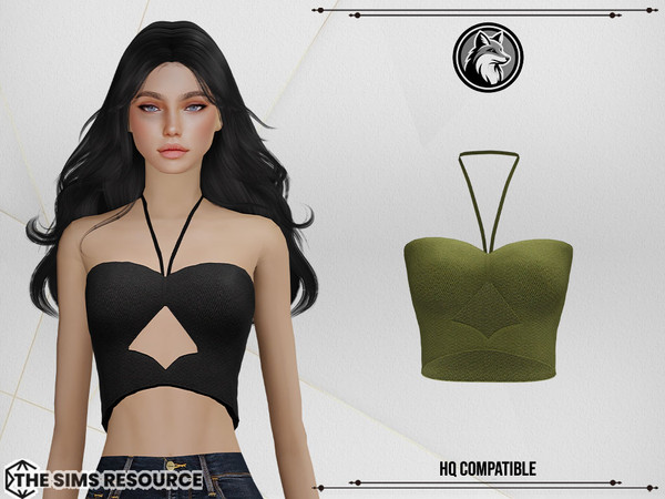 Sims 4 — Darcie Top by ForLima — 4 Colors