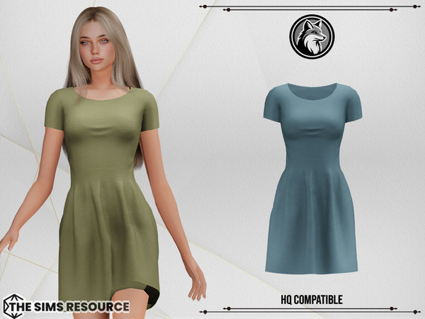 Sims 4 — Nella Dress by ForLima — 4 Colors