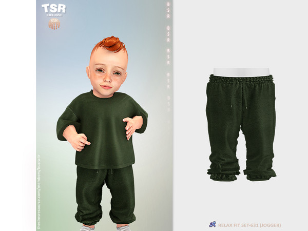 Sims 4 — InfantM-RELAX FIT SET-631 (JOGGER) BD1604 by busra-tr — 12 colors Infant