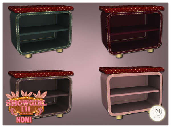 Sims 4 — Jomsims showgirl Era Nomi furniture2 by jomsims — For our Show girl Collection, discover Beauty Dance Dressing