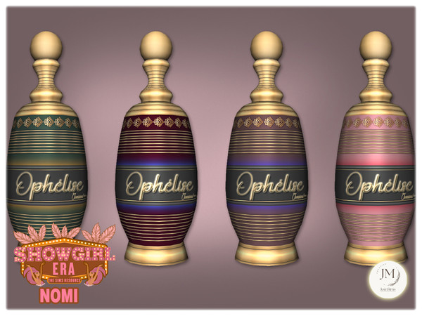 Sims 4 — Jomsims showgirl Era Nomi parfum big1 by jomsims — For our Show girl Collection, discover Beauty Dance Dressing