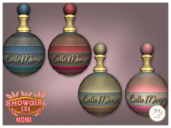 Sims 4 — Jomsims showgirl Era Nomi parfum big2 by jomsims — For our Show girl Collection, discover Beauty Dance Dressing