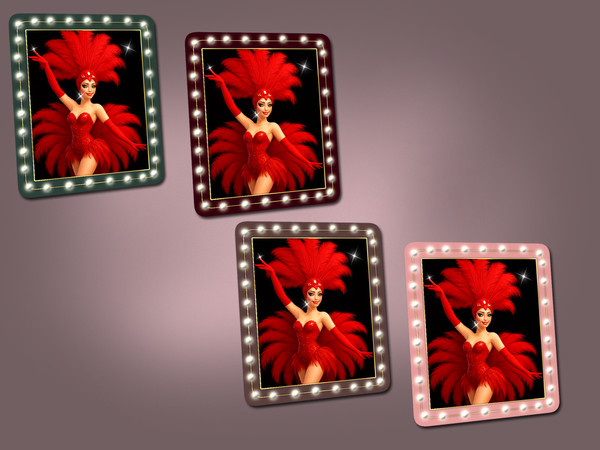 Sims 4 — Jomsims showgirl Era Nomi frame table1 by jomsims — For our Show girl Collection, discover Beauty Dance Dressing