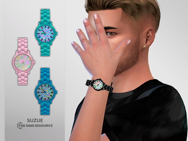 Sims 4 — Party Watch Male by Suzue — New Mesh (Suzue)
