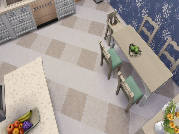 Sims 4 — Smooth Stone Floors by lavilikesims — A floor of different shades of smooth stone in 5 patterns. 3 colours