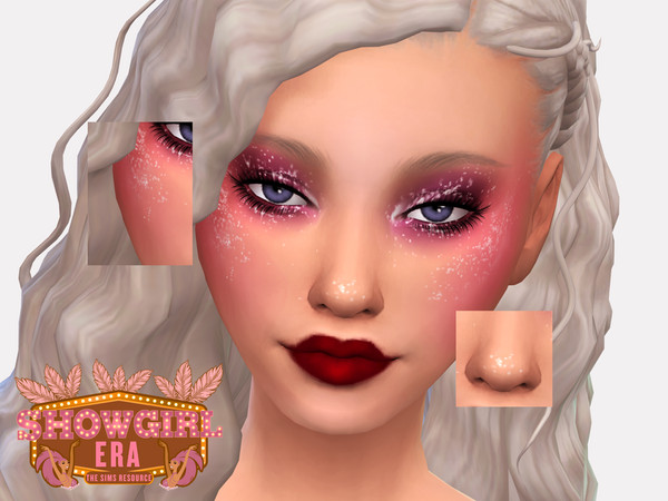Sims 4 — The Showgirl Era Showstopper Glitter by Sagittariah — base game compatible, 3 swatches, properly tagged, enabled