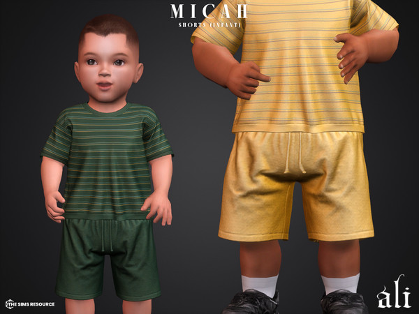 Sims 4 — MICAH short (infant) by ali1 — Shorts