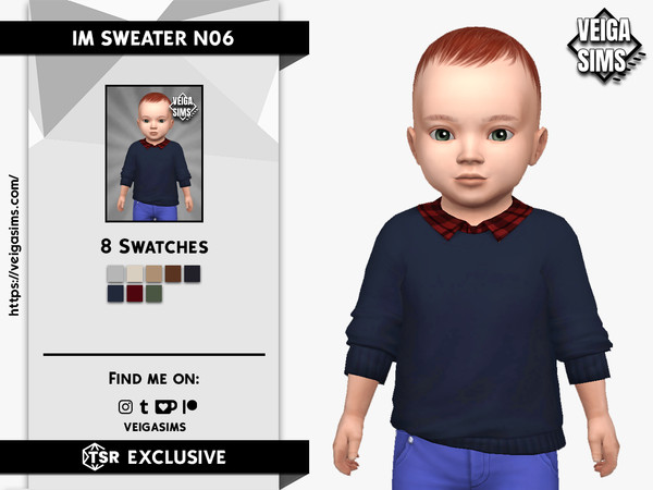 Sims 4 — IM SWEATER N06 by David_Mtv2 — - For infant only;