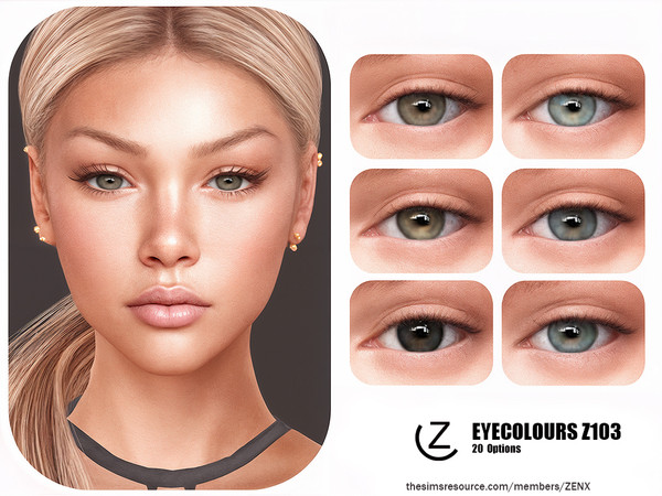 Sims 4 — EYECOLORS Z103 by ZENX — All Age