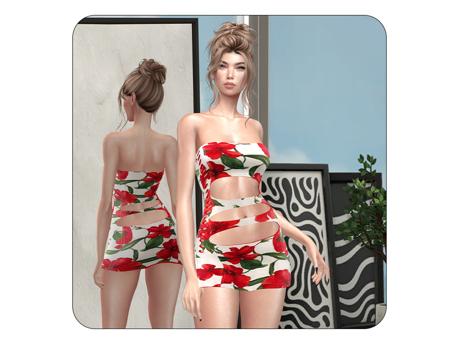 cut out tube bodycon dress Cut Out Front Tube Bodycon Dress