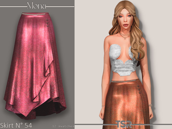 Sims 4 — Skirt_54 by Mona — -New mesh-