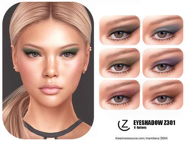 Sims 4 — EYESHADOW Z301 by ZENX — All Age