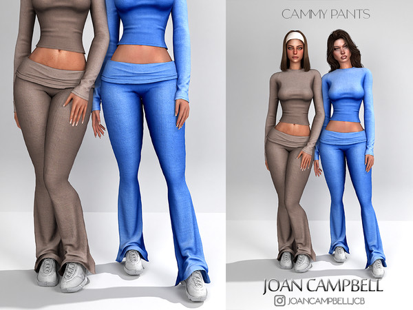 Sims 4 — CAMMY PANTS by Joan_Campbell_Beauty_ — 14 swatches Custom thumbnail Original mesh