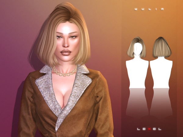 Sims 4 — LEXEL - Yulia adult hairstyle by LEXEL_s — 30 swatches