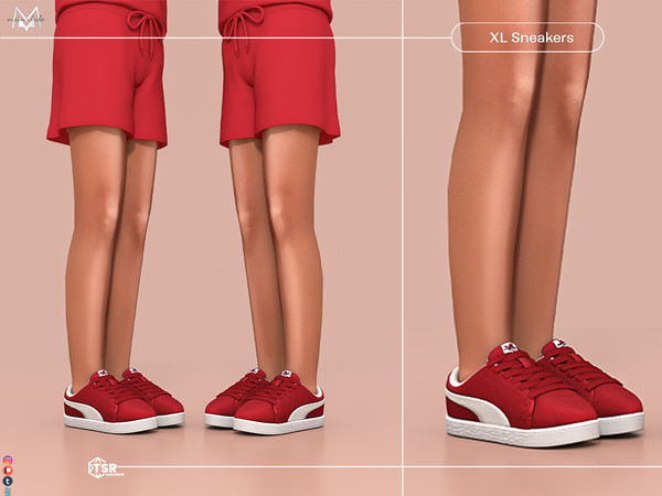 Sims 4 — XL Sneakers S631 (Child) by Mermalade — New Mesh