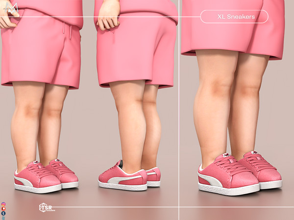 Sims 4 — XL Sneakers S632 (Toddler) by Mermalade — New Mesh