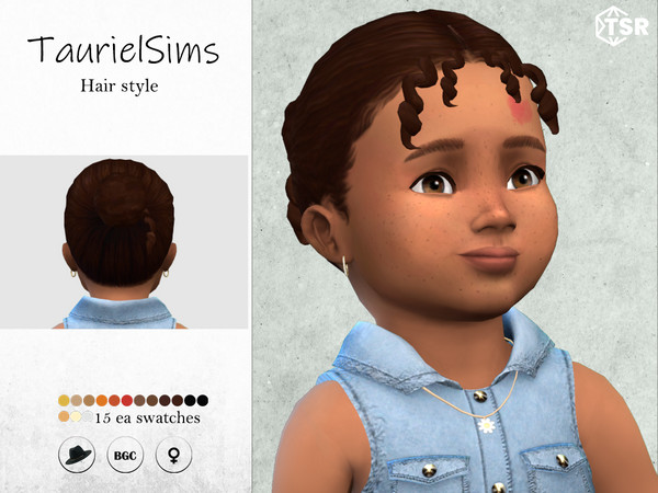 Sims 4 — Hope-Hairstyle by taurielsims — All lods