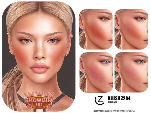 Sims 4 — BLUSH Z204 by ZENX — All Age
