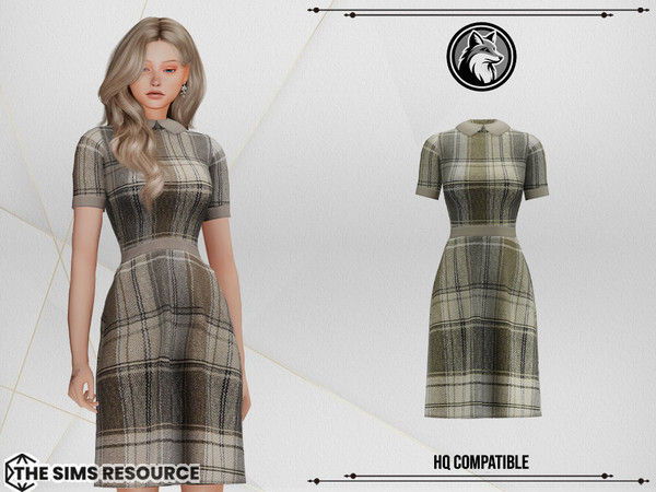 Sims 4 — Kara Dress by ForLima — 4 Colors