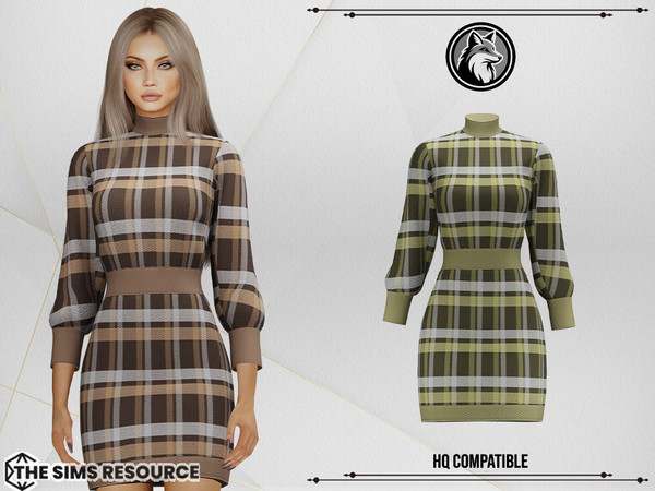 Sims 4 — Serena Dress by ForLima — 4 Colors