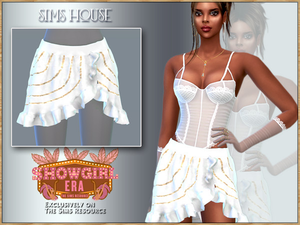 Sims 4 — SHORT SKIRT by Sims_House — SHORT SKIRT