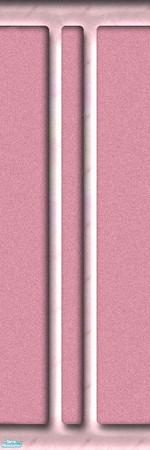 Sims 2 — Columns Two - Hearty Pink - 05 by KittenKiss — A wall from my Hearty Pink set from the Columns Two set.