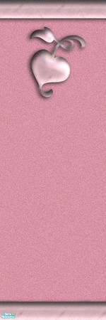 Sims 2 — Columns Two - Hearty Pink - 03 by KittenKiss — A wall from my Hearty Pink set from the Columns Two set.