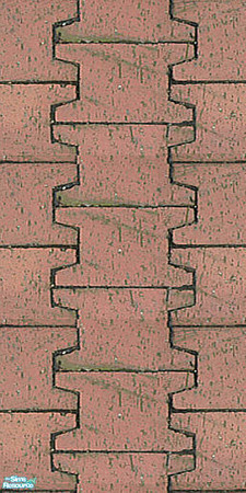 Sims 2 — Grassy Brick W4 by iZazu — Grassy Bricks Set includes 4 walls and 4 floors. No need to weed, they just come